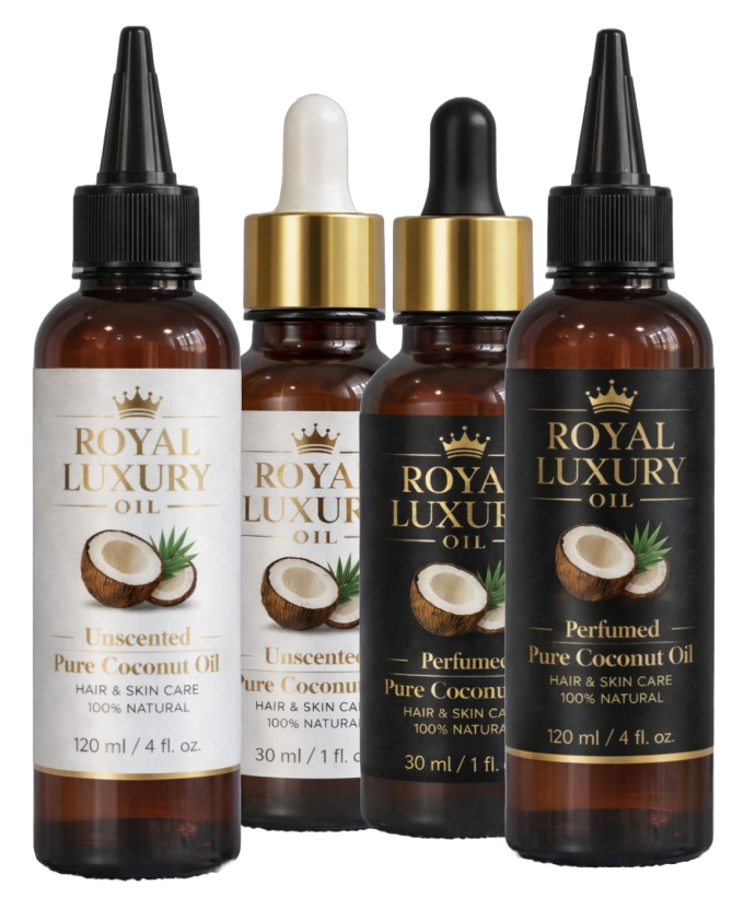 royal luxury coconut oil header